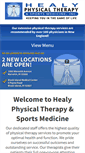 Mobile Screenshot of healyphysicaltherapy.com